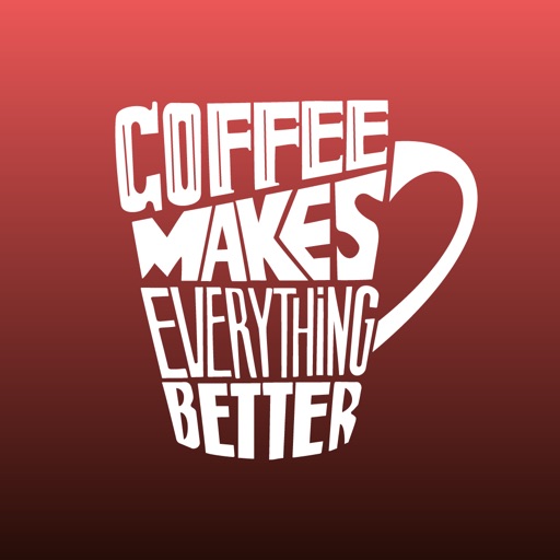 Coffee Time Fun Stickers App icon