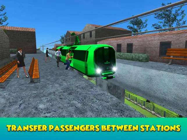 Captura de tela 3 Dino Park Sky Tram Simulator iphone