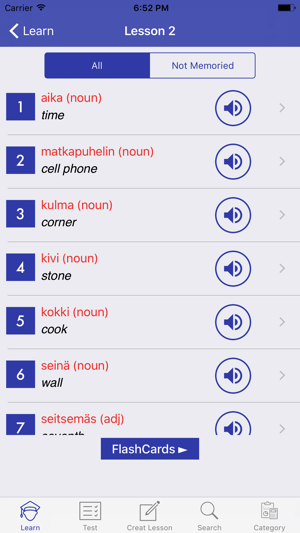 Learn Finnish Vocabulary(圖2)-速報App