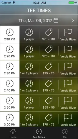 Game screenshot Verde River Golf Tee Times hack