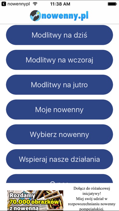 Nowenny.pl screenshot 2