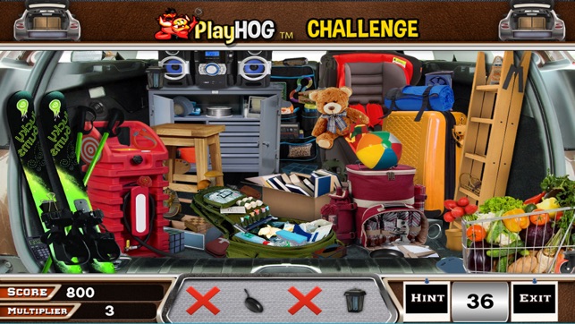 Open Trunk Hidden Objects Game