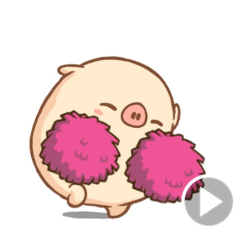 Pig a Dancer Animated Stickers icon