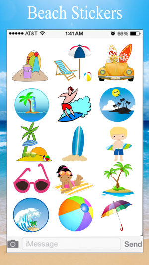 Beach Stickers(圖1)-速報App