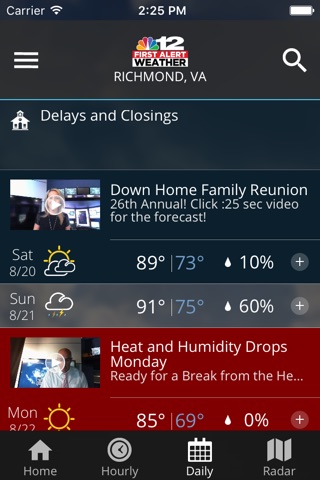 NBC12 First Alert Weather screenshot 4