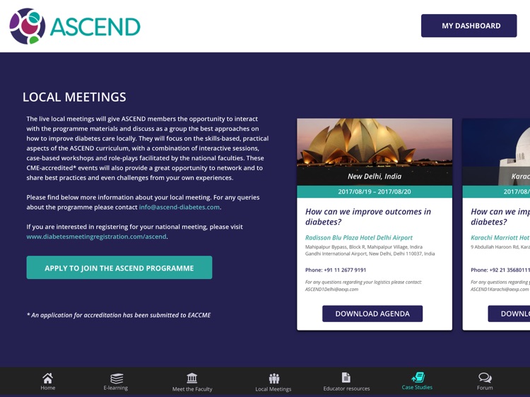 The ASCEND Programme for iPad
