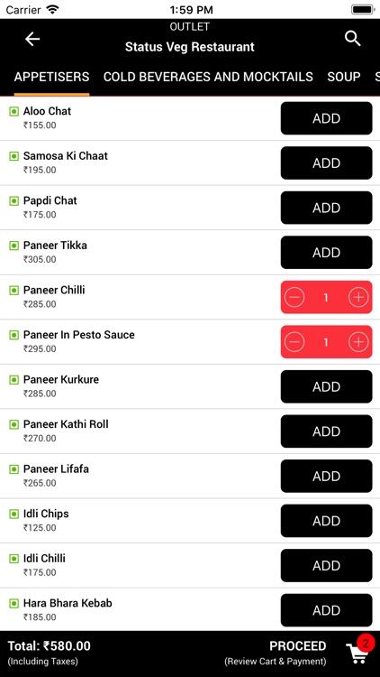 Status Veg Restaurant screenshot-3