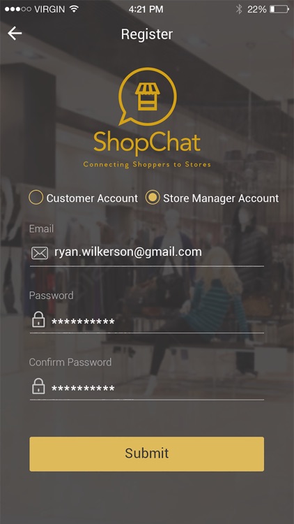 Shop Chat App