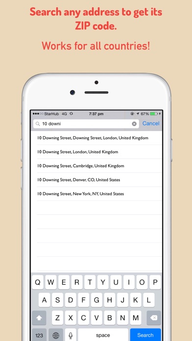 How to cancel & delete Zip Code Search from iphone & ipad 2