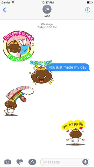 Animated Poopie Funny Stickers(圖3)-速報App