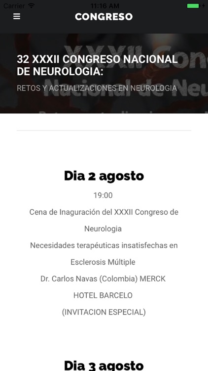 32 Congreso de Neurologia screenshot-3