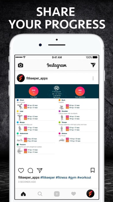 weight lifting logs