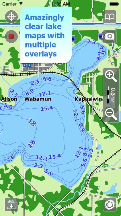 Aqua Map Alberta Lakes GPS HD