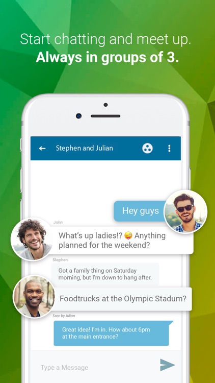 We3 (formerly Me3): Meet New People, 3 at a Time screenshot-3
