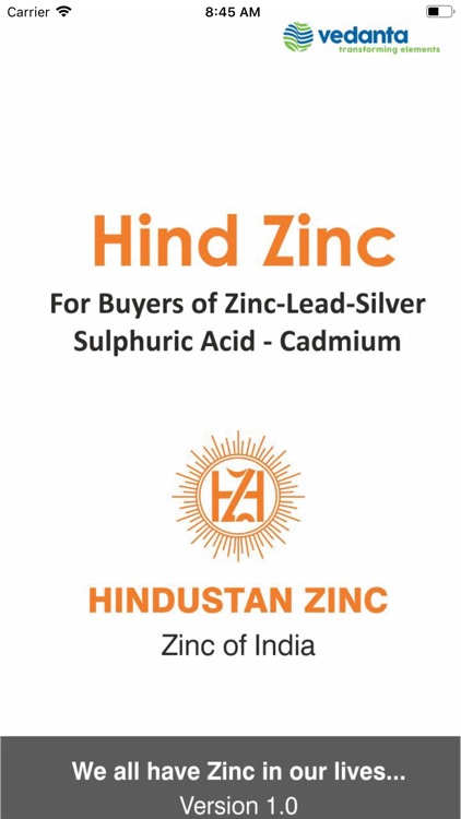 Hind Zinc App