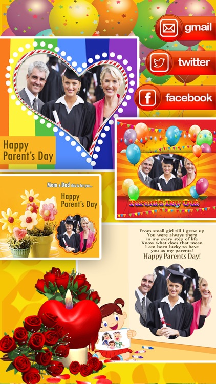 Happy Parents Day Photo Frame - Wish your Parent.s screenshot-3