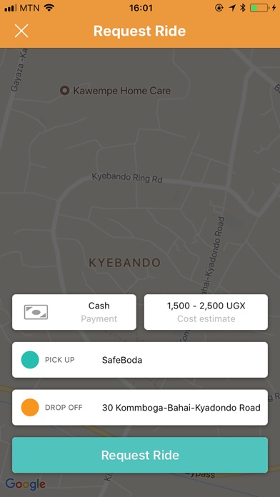 SafeBoda - Order a SafeCar screenshot 2