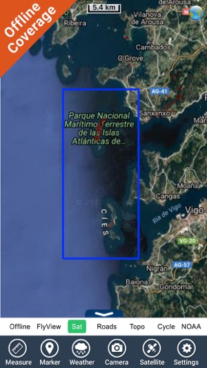 Atlantic Islands Galicia GPS Map Navigator(圖5)-速報App