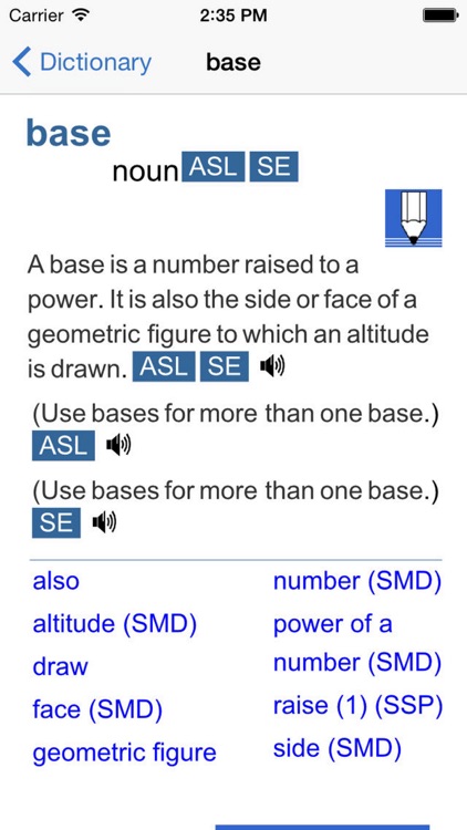 Signing Math: SMPD