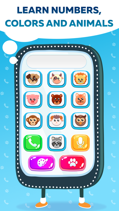 Baby phone with numbers No ads screenshot 2