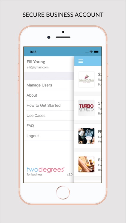 Two Degrees for Business screenshot-3
