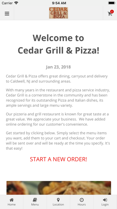 How to cancel & delete Cedar Grill & Pizza from iphone & ipad 1