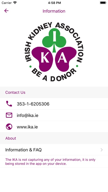 Digital Organ Donor Card screenshot-3