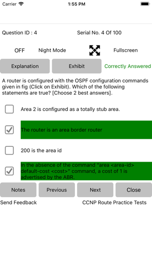 Exam Sim For CCNP® Route(圖9)-速報App