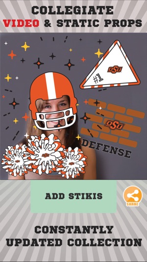 Oklahoma State Cowboys Animated Selfie Stickers(圖2)-速報App