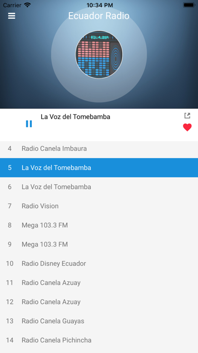 Ecuador Radio Station: Spanish screenshot 4