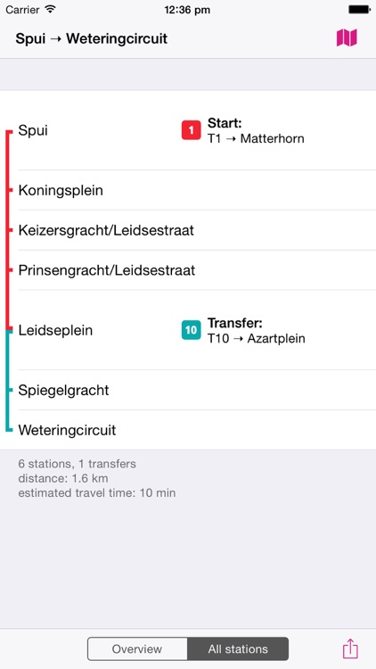 Amsterdam Rail Map screenshot-3