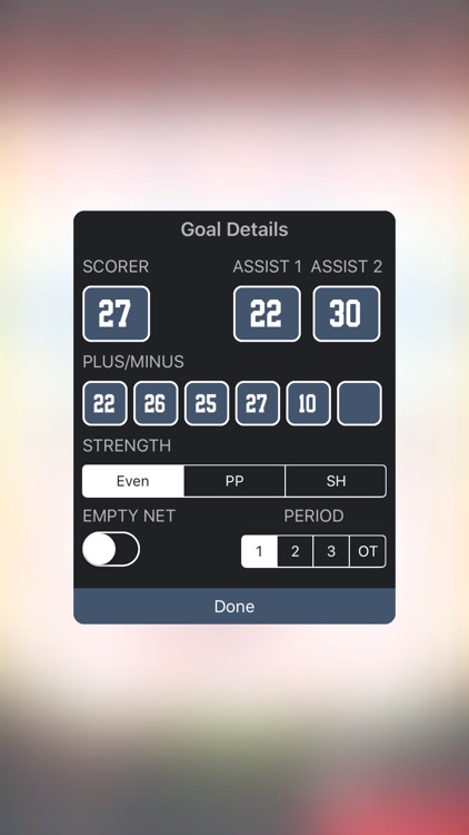 Goaliath Hockey Stats Tracker screenshot-9