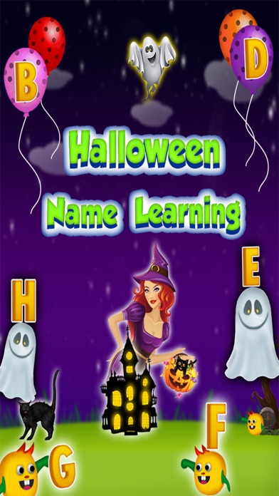 Halloween Names Learning screenshot 1