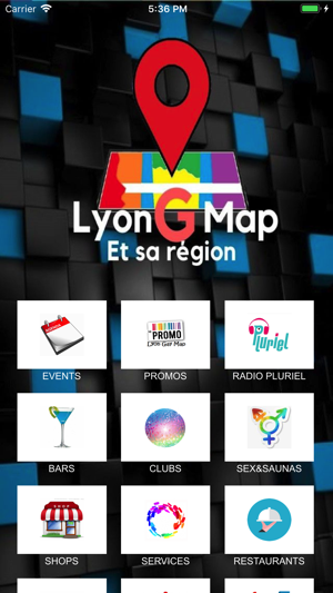 Lyon Gay Map