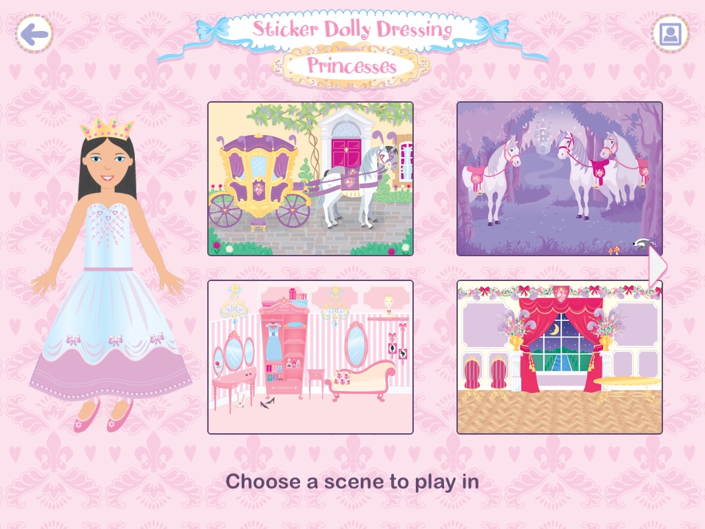 Usborne Sticker Dolly Princess screenshot 2