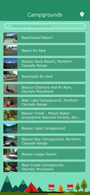 Washington Best Campgrounds(圖2)-速報App