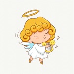 White Wings Angel Stickers