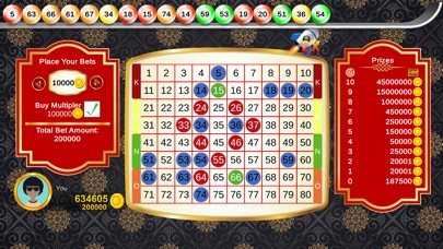 Keno Casino Gold Bonus 4X screenshot 2