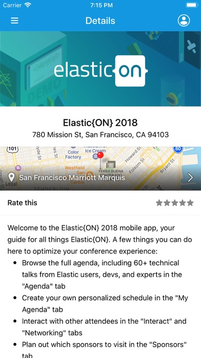 Elastic{ON} Event App screenshot 2