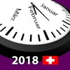 Kalender 2018 Schweiz AdFree