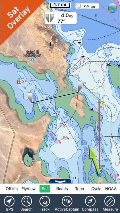 Red Sea (Hurgada-Sharm El Sheikh) GPS charts