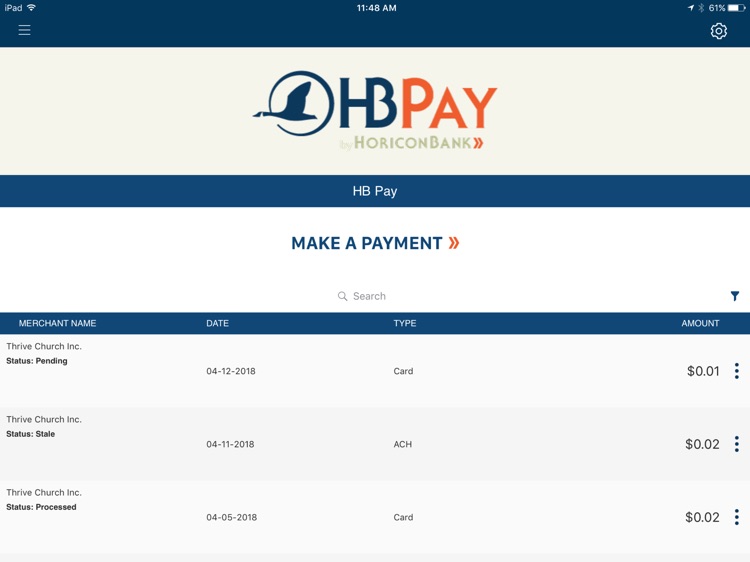 Horicon HB Pay for iPad