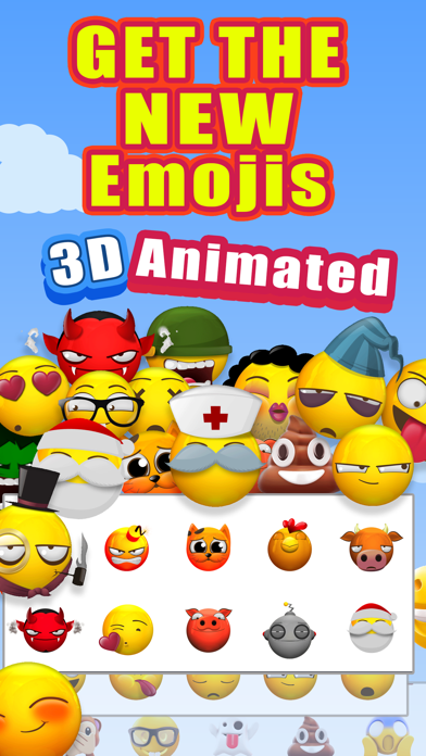 New 3D Emojis Animated Emojiのおすすめ画像1