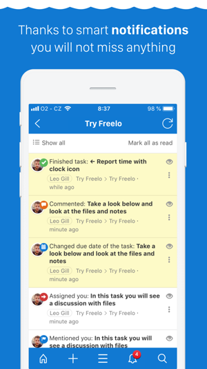 Freelo Project Management(圖2)-速報App