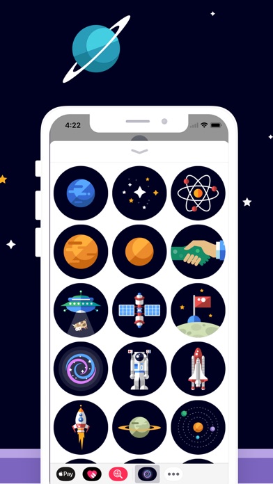 Space Sticker Collection screenshot 2