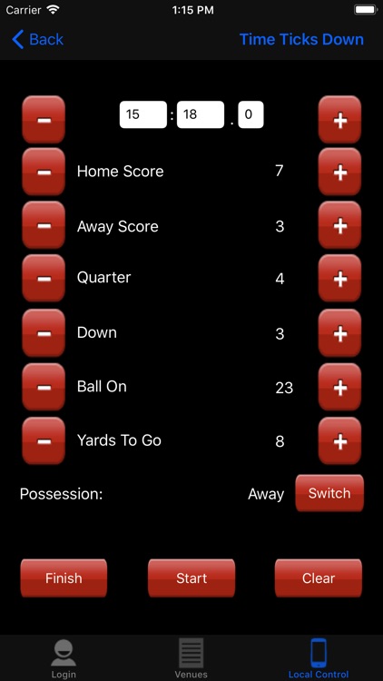 Scorbitz Manual Scoring App