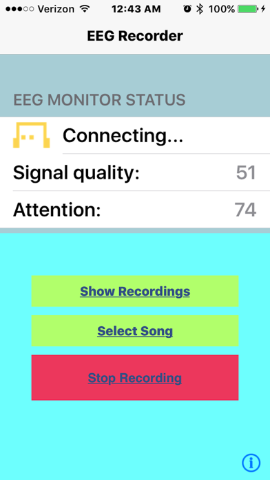 How to cancel & delete EEG Recorder from iphone & ipad 1