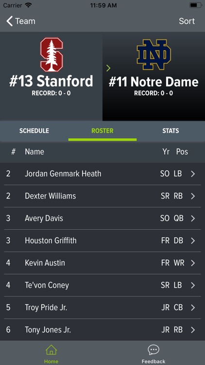 Notre Dame Football screenshot-4