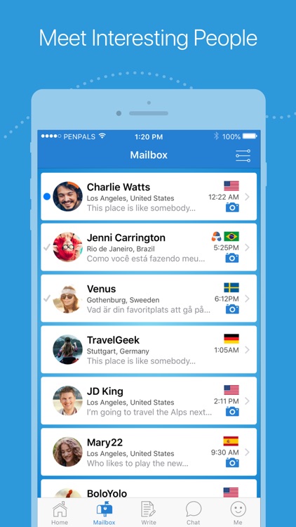 Pen Pals - Meet New People