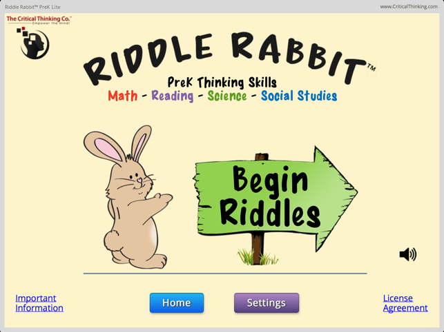 Riddle Rabbit™ PreK (Lite)(圖1)-速報App